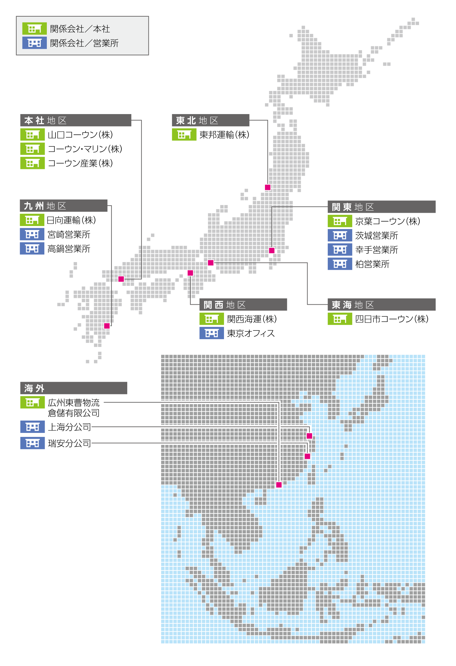 関係会社地図