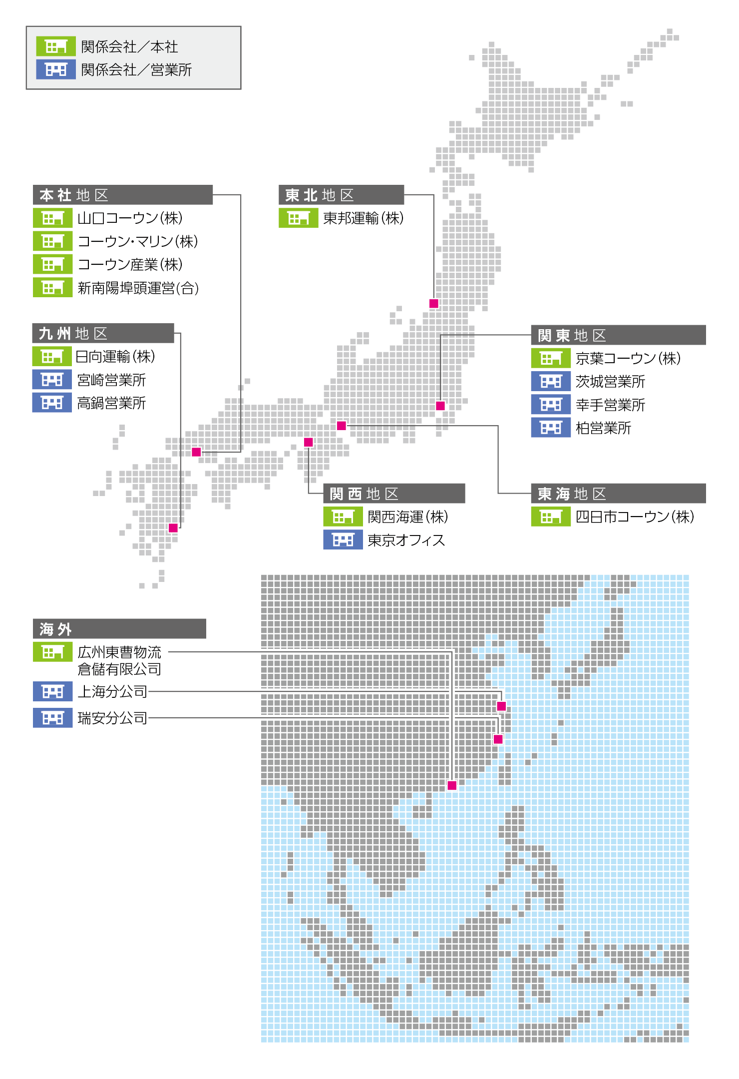 関係会社地図